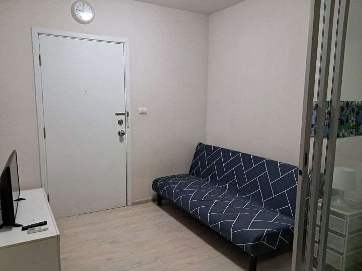 รูป คอนโด พลัม พาร์ค รังสิต เฟส 2 ตึก C ชั้น 6 แบบ 1 ห้องนอน 22 ตรม. มีเครื่องซักผ้า เพียง 7000 บาท - รูปที่ 3/8