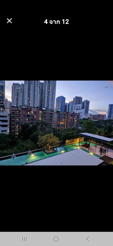 รูป Lumpini Place Rama 9 วิวสระว่ายน้ำ เฟอร์ครบ พร้อมอยู่ เพียง 13,500 บาท/เดือน - รูปที่ 10/10