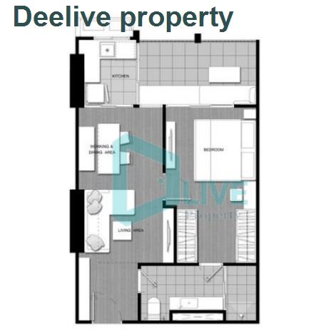 รูป DL009505 ให้เช่าคอนโด ยู ดีไลท์ เรสซิเด้นซ์ ริเวอร์ฟร้อนท์ พระราม 3 (U Delight Residence Riverfront Rama 3) ใกล้ - พร้อมเข้าอยู่ โทรด่วน 0842740999 LineID @523dslwi - รูปที่ 7/8