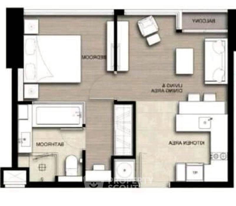 picture 1-BR Condo at The Esse Asoke near MRT Sukhumvit (ID 2290108) - 12/12