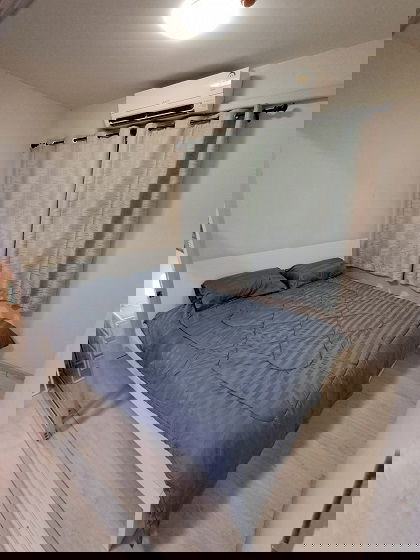 รูป คอนโด พลัม พาร์ค รังสิต เฟส 2 ตึก C ชั้น 6 แบบ 1 ห้องนอน 22 ตรม. มีเครื่องซักผ้า เพียง 7000 บาท - รูปที่ 1/8