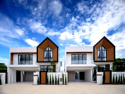 บ้านเดี่ยวให้เช่า : ปล่อยเช่าพูลวิลล่าพร้อมเฟอร์ ทำเลทอง ติดสนามบิน , เซนทรัลแอร์พอต ใกล้โรงเรียนนานาชาติหลายแห่ง พลูวิลล่าสวยตรงปก 