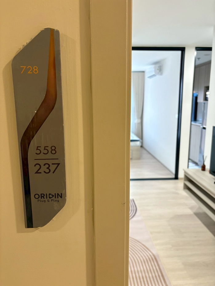 รูป เจ้าของปล่อยเช่า คอนโด โครงการ The Origin Plug and Play E22 station สายลวด สมุทรปราการติดรถไฟฟ้า BTS  0 เมตร - รูปที่ 2/25