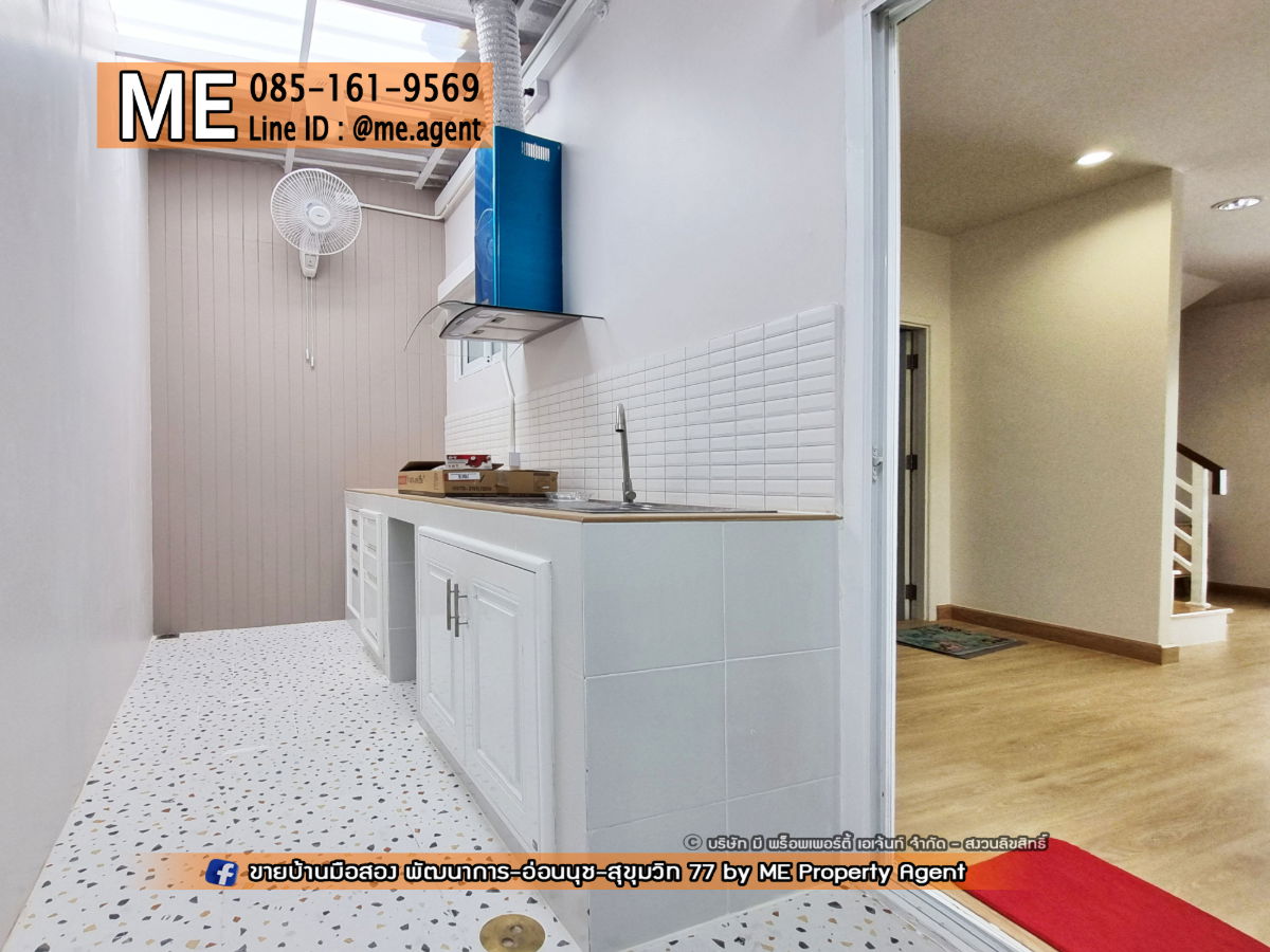 รูป ให้เช่า ทาวน์เฮ้าส์ วิลเลต ไลท์ พัฒนาการ 38 หลังมุม ตกแต่งใหม่ สภาพดี พร้อมอยู่ ใกล้เอกมัย-ทองหล่อ-สุขุมวิท โทร 064-954-9619 (RTG43-23) - รูปที่ 12/18