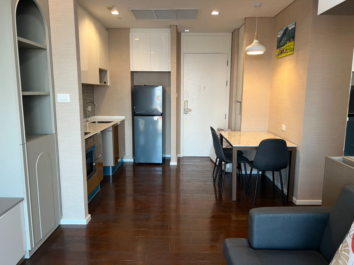 รูป ให้เช่าราคาถูก คอนโดใหม่ The Saint Residences 2-Bed ชั้นสูง ห้องสวย ระเบียงตะวันออก - รูปที่ 7/8