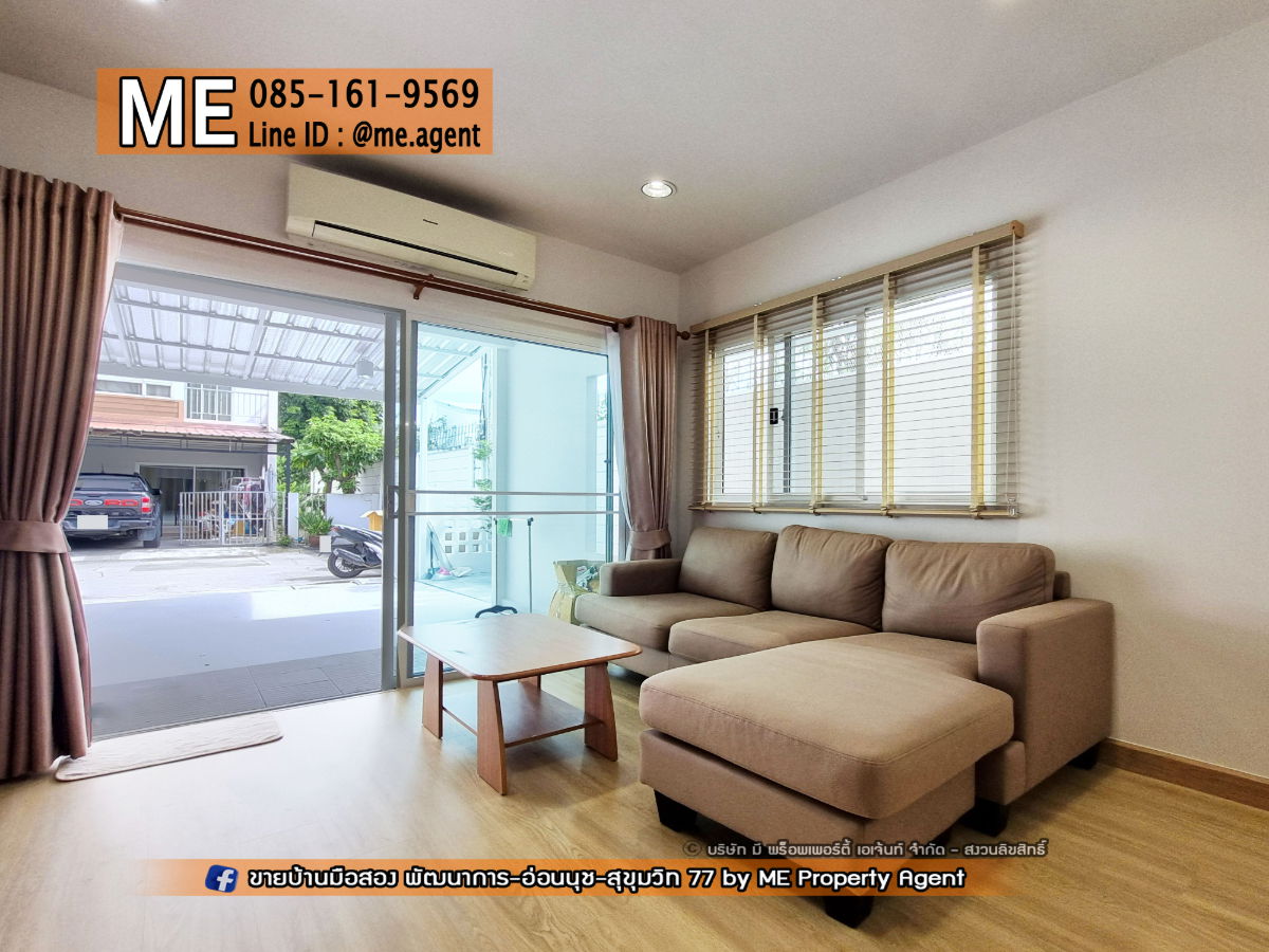 รูป ให้เช่า ทาวน์เฮ้าส์ วิลเลต ไลท์ พัฒนาการ 38 หลังมุม ตกแต่งใหม่ สภาพดี พร้อมอยู่ ใกล้เอกมัย-ทองหล่อ-สุขุมวิท โทร 064-954-9619 (RTG43-23) - รูปที่ 7/21