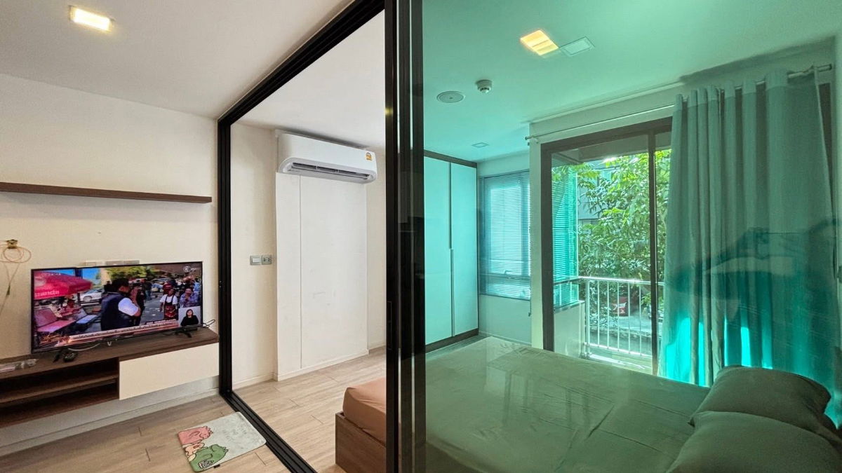 รูป Y165 ให้เช่าคอนโด Atmoz Ladprao 71 (แอทโมซ ลาดพร้าว 71 ) พร้อมเฟอร์นิเจอร์และเครื่องใช้ไฟฟ้า ห้องสวยตกแต่งครบ พร้อมเข้าอยู่  - รูปที่ 4/13