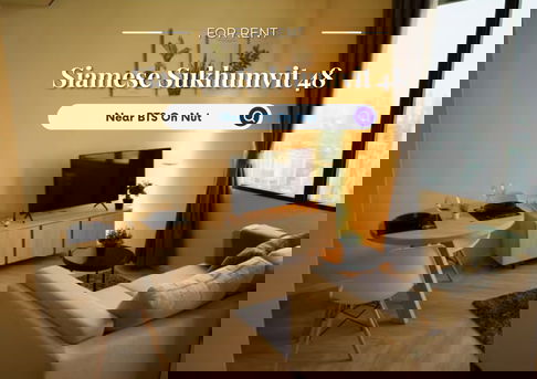 Siamese Sukhumvit 48 | Price 26,000 THB | Beautiful room, great location, fully furnished, ready to move in.