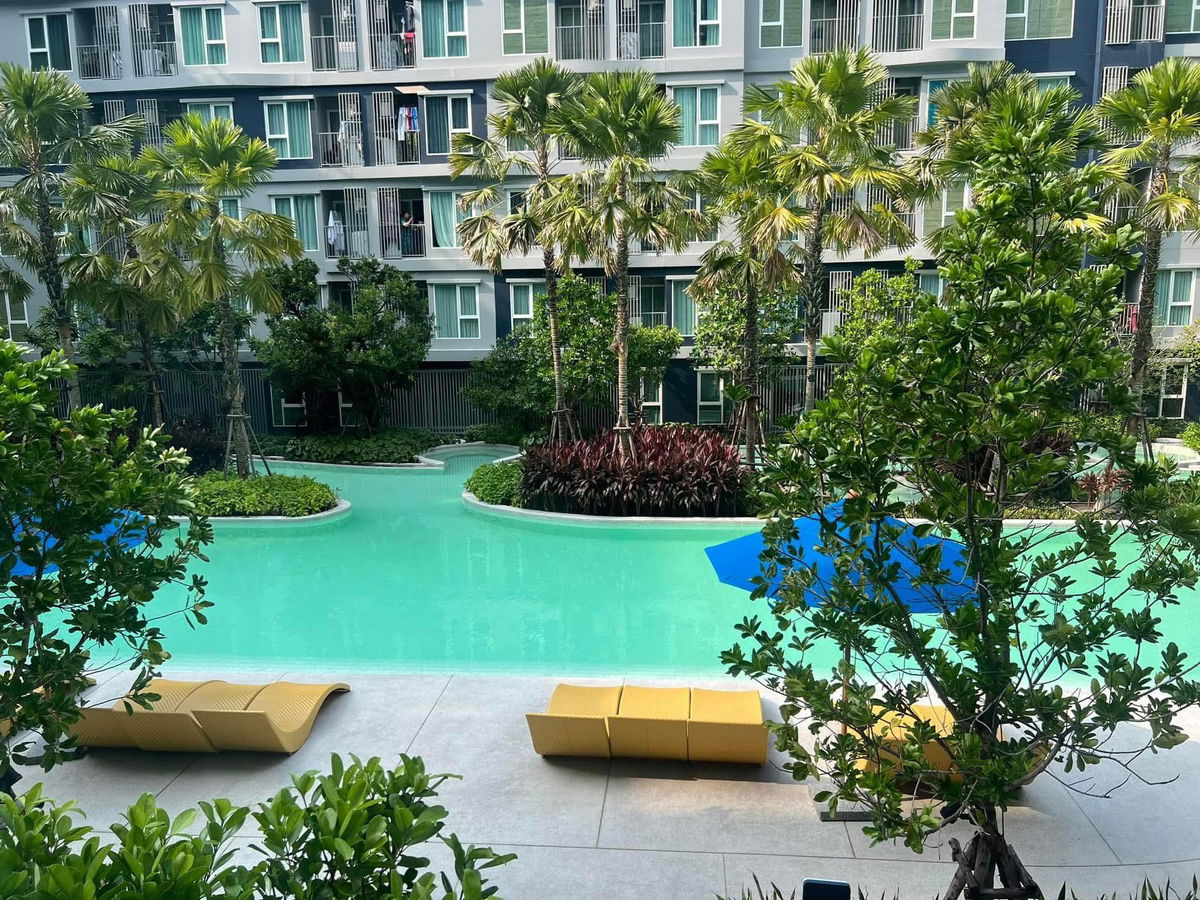 รูป 🏡 ให้เช่า Kave Town Island 12,000฿💖  ✨ ตึก G ชั้น 2 วิวกลางสระ ✅️ พร้อมเข้าอยู่ - รูปที่ 3/7