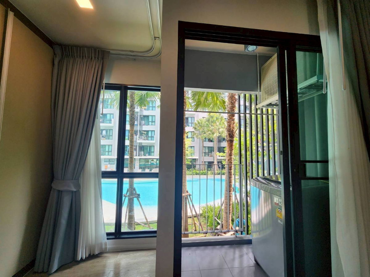 รูป 🏡 ให้เช่า Kave Town Space 13,000฿💖 ✨ ตึก D ชั้น 2 ห้องใหญ่ วิวสระ ✅️ พร้อมเข้าอยู่ - รูปที่ 10/18