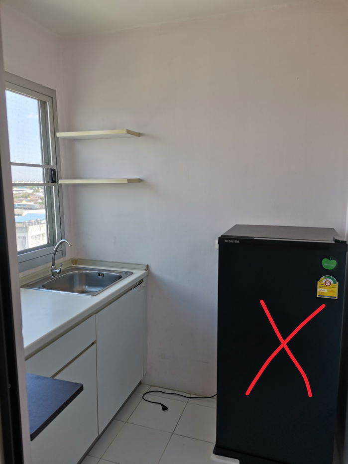 รูป ขายบีคอนโด (ชั้น 8 ห้องมุม 35 sq.m ตึก A) ห้องเปล่าถูกกว่าราคาประเมิน ต่อรองได้ - รูปที่ 9/20