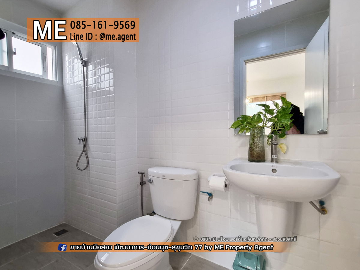 รูป ให้เช่า ทาวน์เฮ้าส์ วิลเลต ไลท์ พัฒนาการ 38 หลังมุม ตกแต่งใหม่ สภาพดี พร้อมอยู่ ใกล้เอกมัย-ทองหล่อ-สุขุมวิท โทร 064-954-9619 (RTG43-23) - รูปที่ 13/18