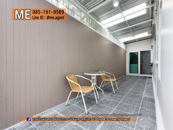 3-bed townhouse for rent, 125 sqm, 23.4 sq wah, VILLETTE LITE PATTANAKARN 38