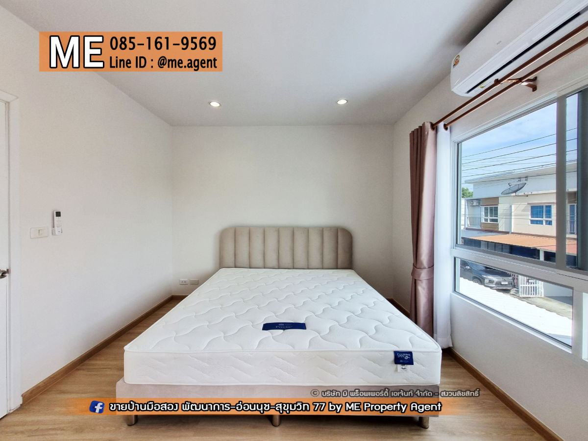 รูป ให้เช่า ทาวน์เฮ้าส์ วิลเลต ไลท์ พัฒนาการ 38 หลังมุม ตกแต่งใหม่ สภาพดี พร้อมอยู่ ใกล้เอกมัย-ทองหล่อ-สุขุมวิท โทร 064-954-9619 (RTG43-23) - รูปที่ 13/21