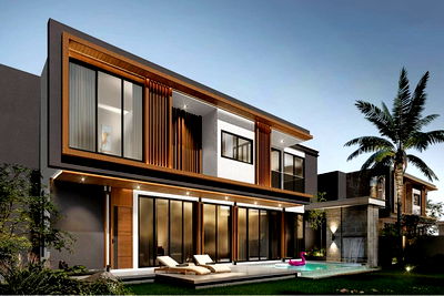 Houses for sale Bang Lamung Chonburi : [920471004-879] The Ozone Wealth Jomtien Villa - 5 bed 6 bath in Jomtien