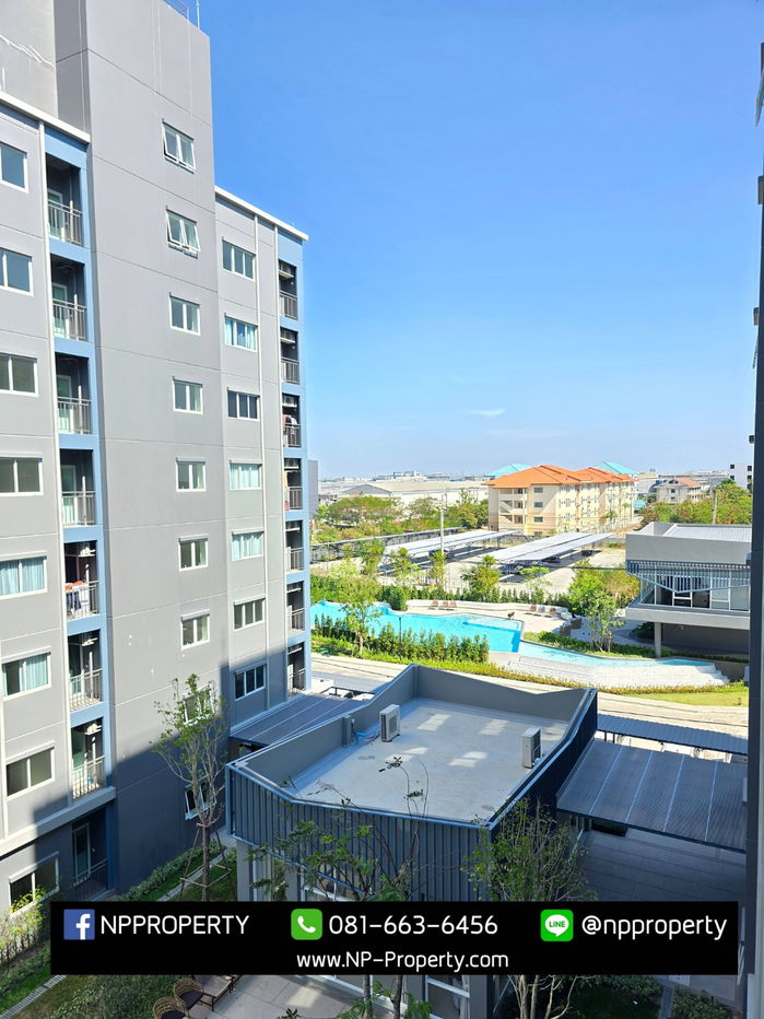 รูป  ราคาเช่า 7,000 บาท/เดือน 💸  🧺 พร้อมเครื่องซักผ้าในห้อง!  🌳 ห้องพิเศษ วิวสวนกว้างกว่าใคร โล่งกว่าเห็นชัด! 🌳  มองแล้วสบายตา เหนือกว่าตึกอื่นจริง ๆ - รูปที่ 2/15