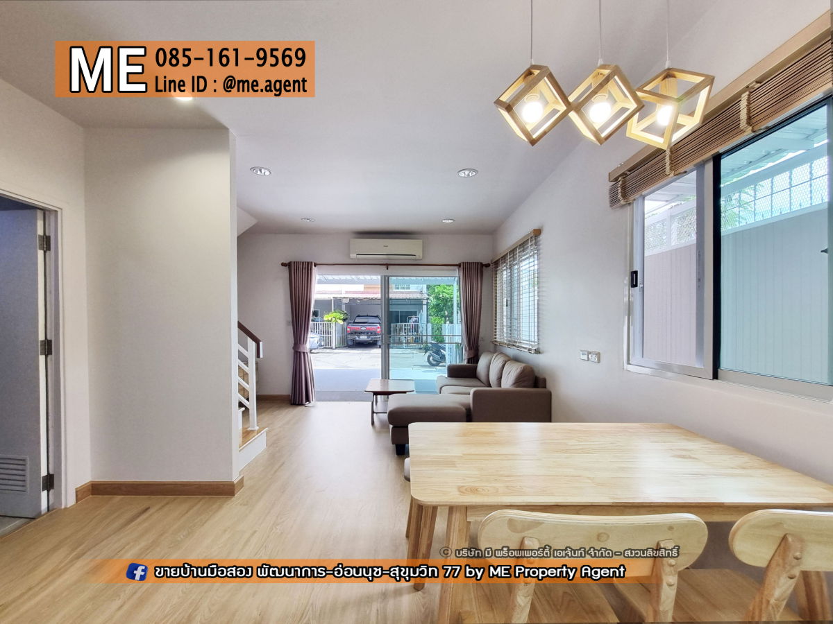 รูป ให้เช่า ทาวน์เฮ้าส์ วิลเลต ไลท์ พัฒนาการ 38 หลังมุม ตกแต่งใหม่ สภาพดี พร้อมอยู่ ใกล้เอกมัย-ทองหล่อ-สุขุมวิท โทร 064-954-9619 (RTG43-23) - รูปที่ 8/21