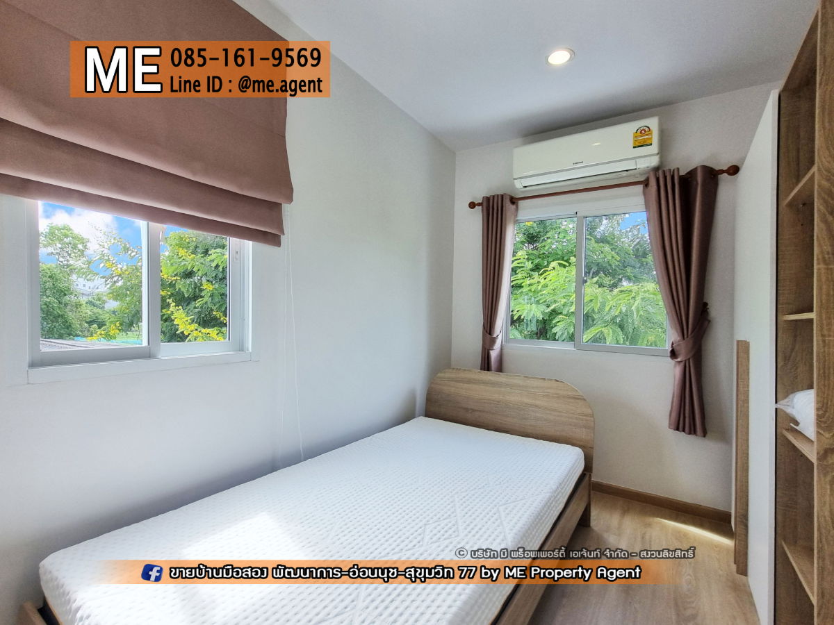 รูป ให้เช่า ทาวน์เฮ้าส์ วิลเลต ไลท์ พัฒนาการ 38 หลังมุม ตกแต่งใหม่ สภาพดี พร้อมอยู่ ใกล้เอกมัย-ทองหล่อ-สุขุมวิท โทร 064-954-9619 (RTG43-23) - รูปที่ 10/18