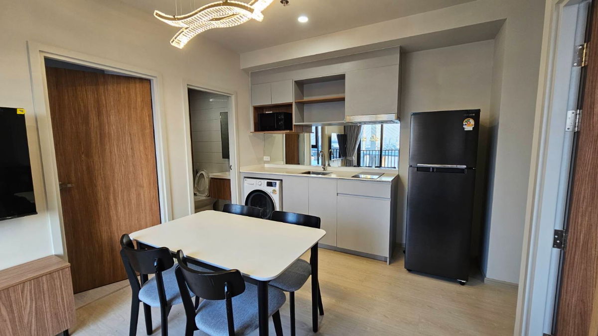 รูป วิวแม่น้ำ ห้องใหม่ NUE Riverest Ratburana (นิว ริเวอร์เรสต์ ราษฎร์บูรณะ)  47 ตรม.  2ห้องนอน 2 ห้องน้ำ ชััน 16 - รูปที่ 2/14