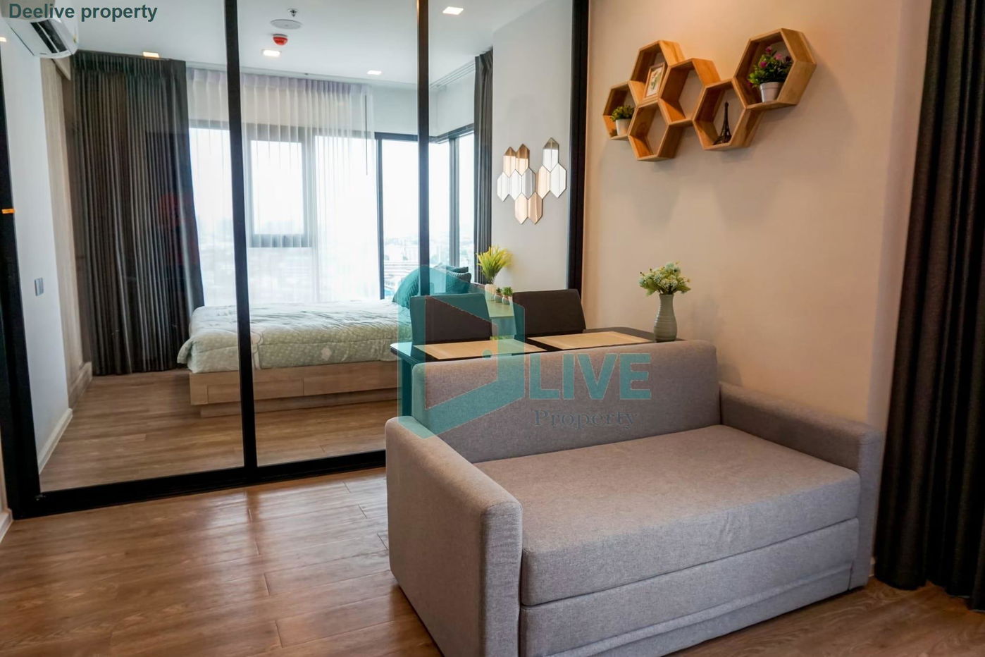 รูป DL100206 ให้เช่าคอนโด โมดิซ สุขุมวิท 50 (MODIZ Sukhumvit 50) ใกล้ BTS อ่อนนุช พร้อมเข้าอยู่ โทรด่วน 0614453194 LineID @162cjixi - รูปที่ 7/13