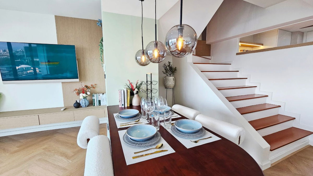 รูป Duplex 2 ชั้น 100 ตร.ม ยูนิตพิเศษใน คอนโดชมดอยตึกกลม เชียงใหม่ - รูปที่ 3/30