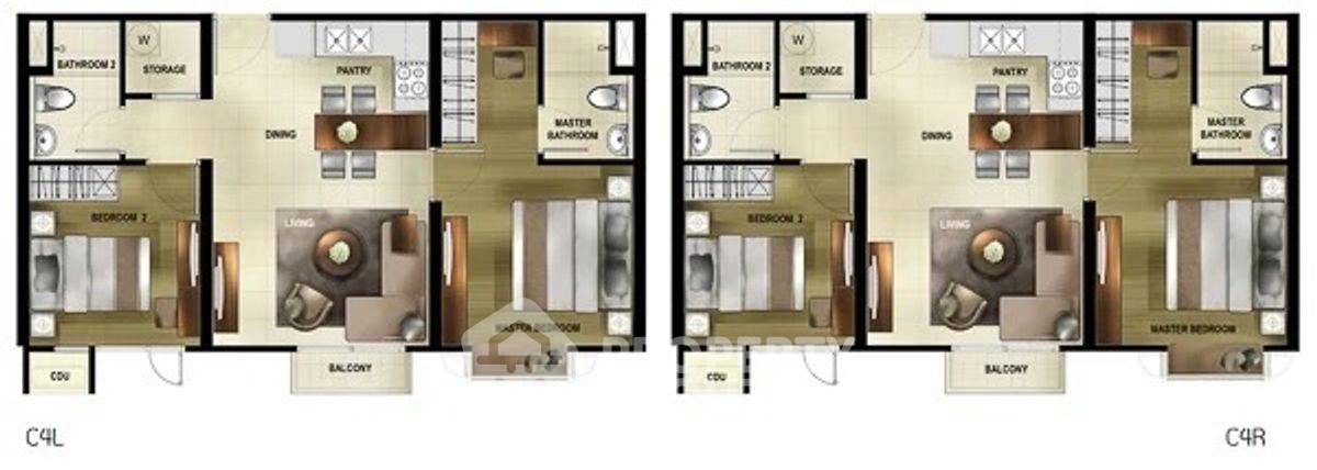 รูป คอนโด 2-ห้องนอน ที่ ฟิวส์ โมเบียส รามคำแหง คลองตัน ใกล้ ARL รามคำแหง (ID 2171469) - รูปที่ 47/47