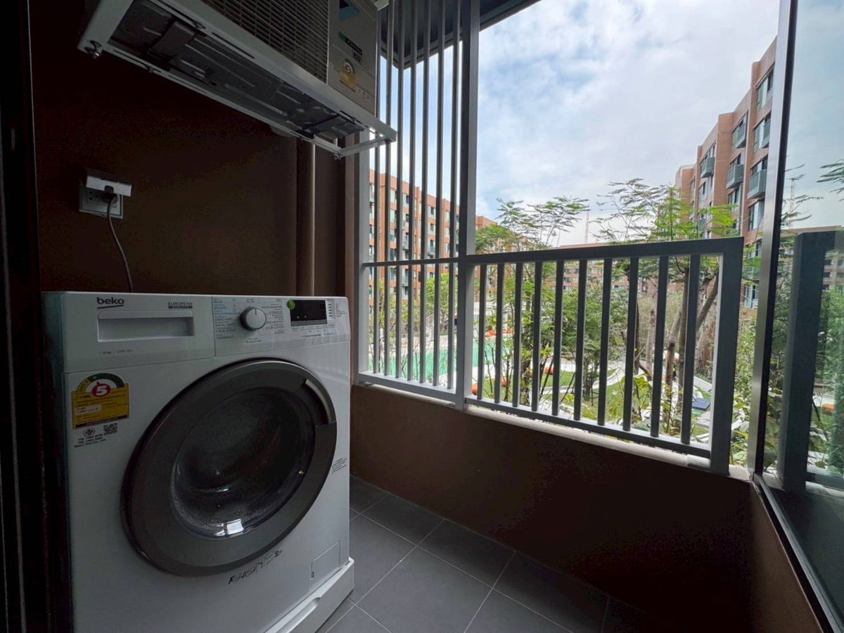 รูป 🏡 ให้เช่า Kave Town Colony 12,000฿💖  ✨ ตึก C ชั้น 3 วิวสระแนวยาว ✅️ พร้อมเข้าอยู่ - รูปที่ 6/11