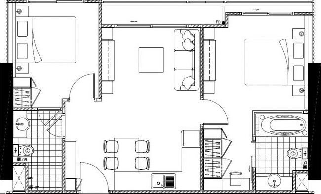 รูป ให้เช่าคอนโดชาร์ปเตอร์วัน โมเดิร์นดัช ราษฎร์บูรณะ 33 2 นอน - รูปที่ 16/21