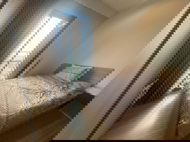 รูป คอนโดเลี้ยงสัตว์ได้ ให้เช่า คอนโด M จตุจัดร ตึก B ชั้น 27 แบบ 1 ห้องนอน 30 ตรม. มีเครื่องซักผ้า  - รูปที่ 2/7