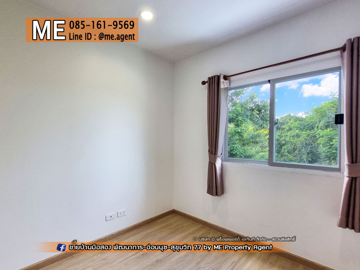 รูป ให้เช่า ทาวน์เฮ้าส์ วิลเลต ไลท์ พัฒนาการ 38 หลังมุม ตกแต่งใหม่ สภาพดี พร้อมอยู่ ใกล้เอกมัย-ทองหล่อ-สุขุมวิท โทร 064-954-9619 (RTG43-23) - รูปที่ 11/21