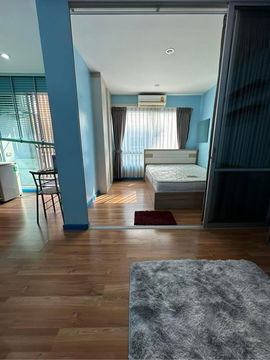 ให้เช้า V condo chalongkrung Ladkrkbang ห้อง 26 ตรม. #ตู้เย็น #ทีวี #แอร์