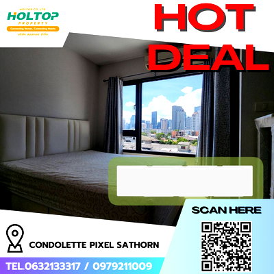 Condos for rent : #R8561 🎉 030168 Condo for rent  Condolette Pixel Sathorn