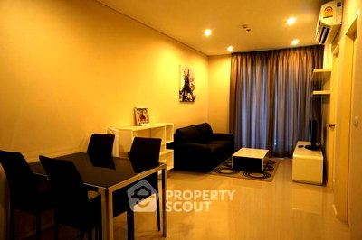 คอนโดให้เช่า : คอนโด 1-ห้องนอน ที่ วิลล่า อโศก ใกล้ MRT เพชรบุรี (ID 513659)