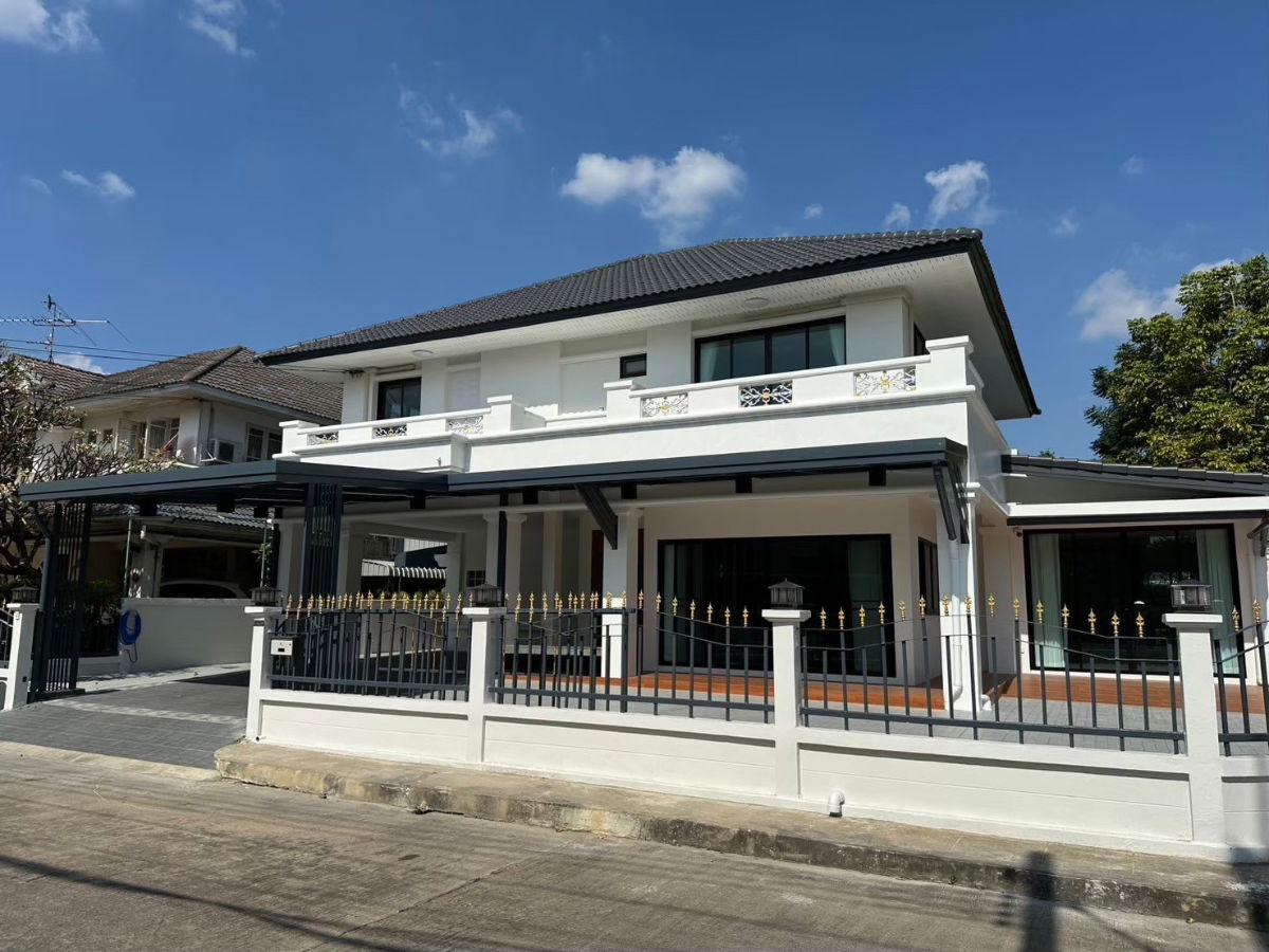 picture House for rent, 82 sq.wa., 61,000 baht/month, Perfect Place Ramkhamhaeng 164, Phase 3 - 24/24