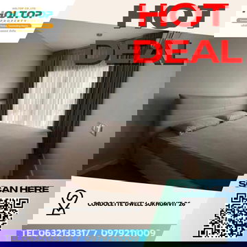 #Z3930💥 020169 🔥ให้เช่าคอนโด Condolette Dwell Sukhumvit 26