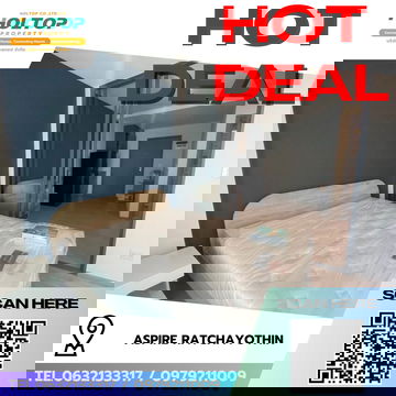 #R8567 🎉 030169 Condo for Rent: Aspire Ratchayothin