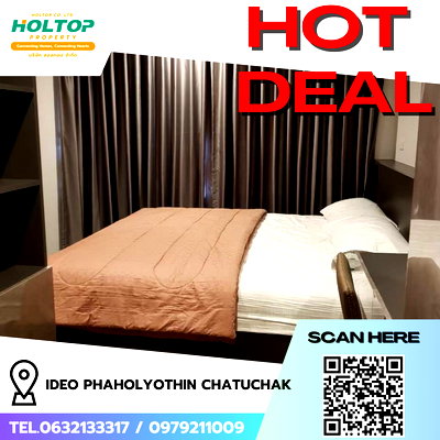 Condos for rent : #R8544 🎉 030169 Condo for Rent: Ideo Phaholyothin Chatuchak