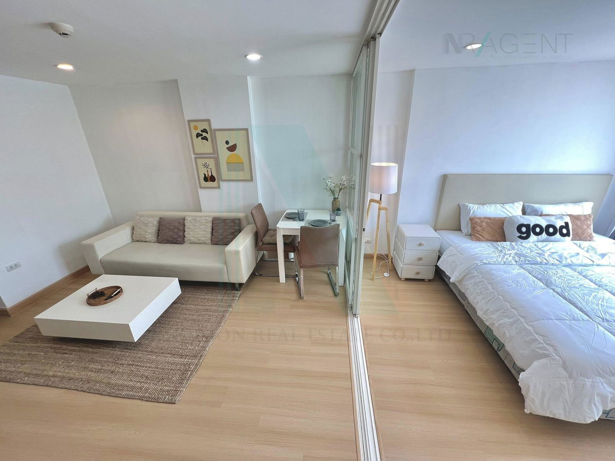 รูป 🎊 ให้เช่าคอนโด อิลีเม้นท์ ศรีนครินทร์ อาคาร 2 ชั้น 8 1 ห้องนอน ขนาด 39 ตรม ใกล้ ตลาดรถไฟศรีนครินทร์ - รูปที่ 7/8