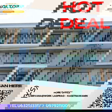 #Z3928💥 020169 🔥ให้เช่า Home Office Nirvana@WORK Ladprao - Kasetnawamin