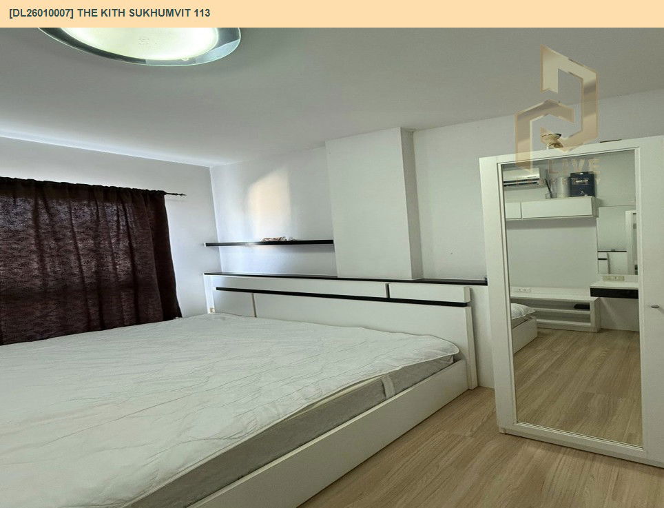 picture DL26010007 Condo for rent, The Kith Sukhumvit 113 near BTS สำโรง, ready to move in, call urgently 0653619502 LineID @534wlwof - 3/12