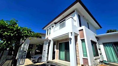 ขายบ้านเดี่ยว : ขายบ้านเดี่ยว 2 ชั้น หมู่บ้าน มัณฑนา เลค วัชรพล 53 ตารางวา