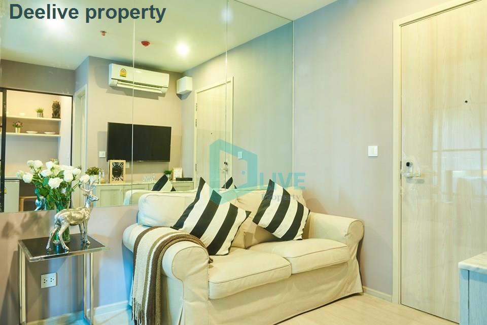 picture DL007459 Condo for rent, Life Asoke - Rama 9 near MRT พระราม 9, ready to move in, call urgently 0656133286 LineID @534wlwof - 1/8