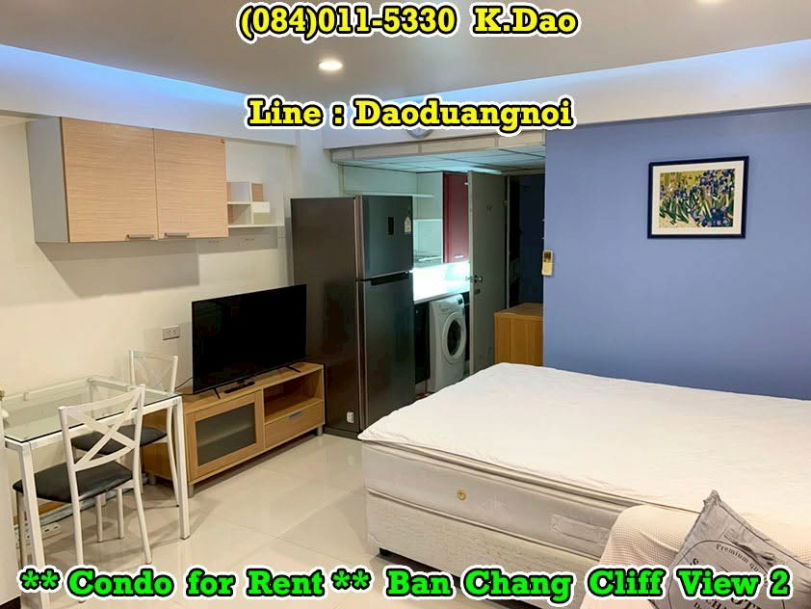 รูป Ban Chang Cliff View *** Condo for Rent *** Close to the beach ++ Sea View ++ - รูปที่ 5/12