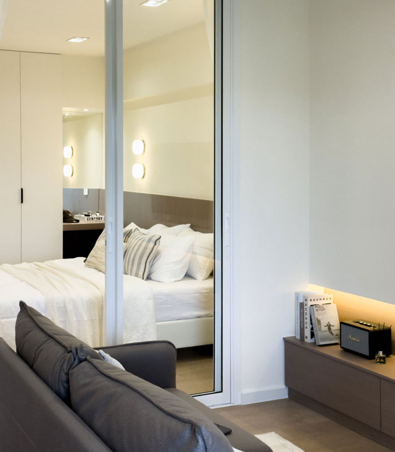 รูป ขายคอนโดเด่น  1 ห้องนอน  1 ห้องน้ำ  1 ห้องครัว  1  ที่จอดรถ - รูปที่ 4/12