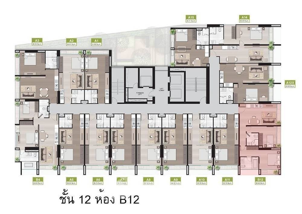 รูป คอนโด 2-ห้องนอน ที่ โนเบิล รีโว สีลม ใกล้ BTS สุรศักดิ์ (ID 303053) - รูปที่ 14/16
