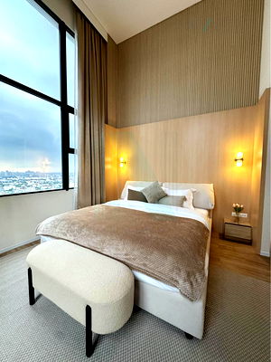 เช่าคอนโด ซอยอ่อนนุช (สุขุมวิท 77) : 🎊 ให้เช่าคอนโด ไซมิส สุขุมวิท 48 อาคาร 1 ชั้น 24 Duplex 2 ห้องนอน ขนาด 78 ตรม ใกล้ บิ๊กซี เอ็กซ์ตร้า อ่อนนุช