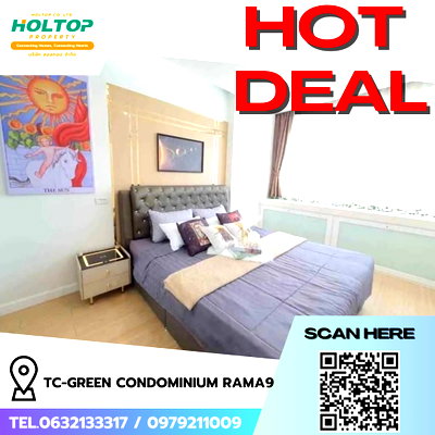 Condos for rent : #R8569 🎉 030169 Condo for Rent: TC-Green Condominium Rama 9