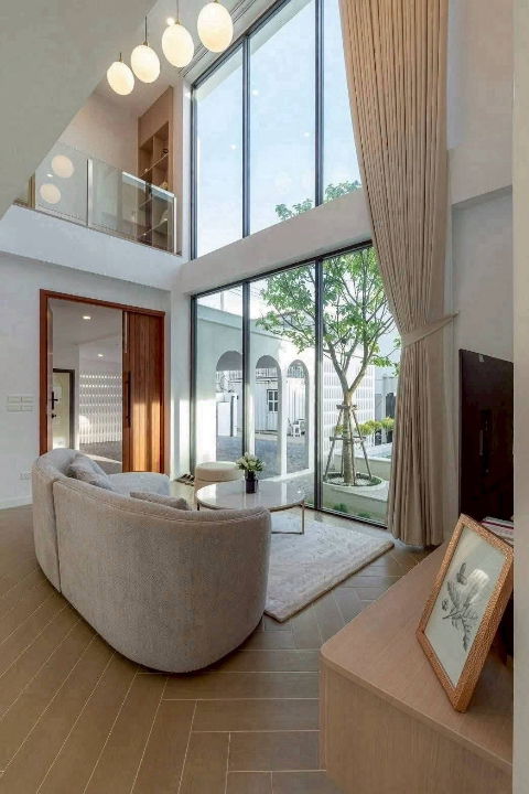 รูป เช่าพลูวิลล่า ย่านสันผักหวาน หางดง 15 นาทีจากสนามบินเชียงใหม่ 85,000 บ/เดือน - รูปที่ 3/19