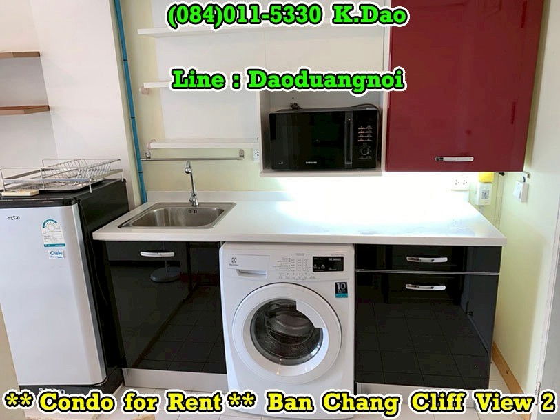 รูป Ban Chang Cliff View *** Condo for Rent *** Close to the beach ++ Sea View ++ - รูปที่ 11/12