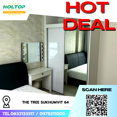 Condos for rent : #R8548 🎉 030169 Condo for rent: The Tree Sukhumvit 64